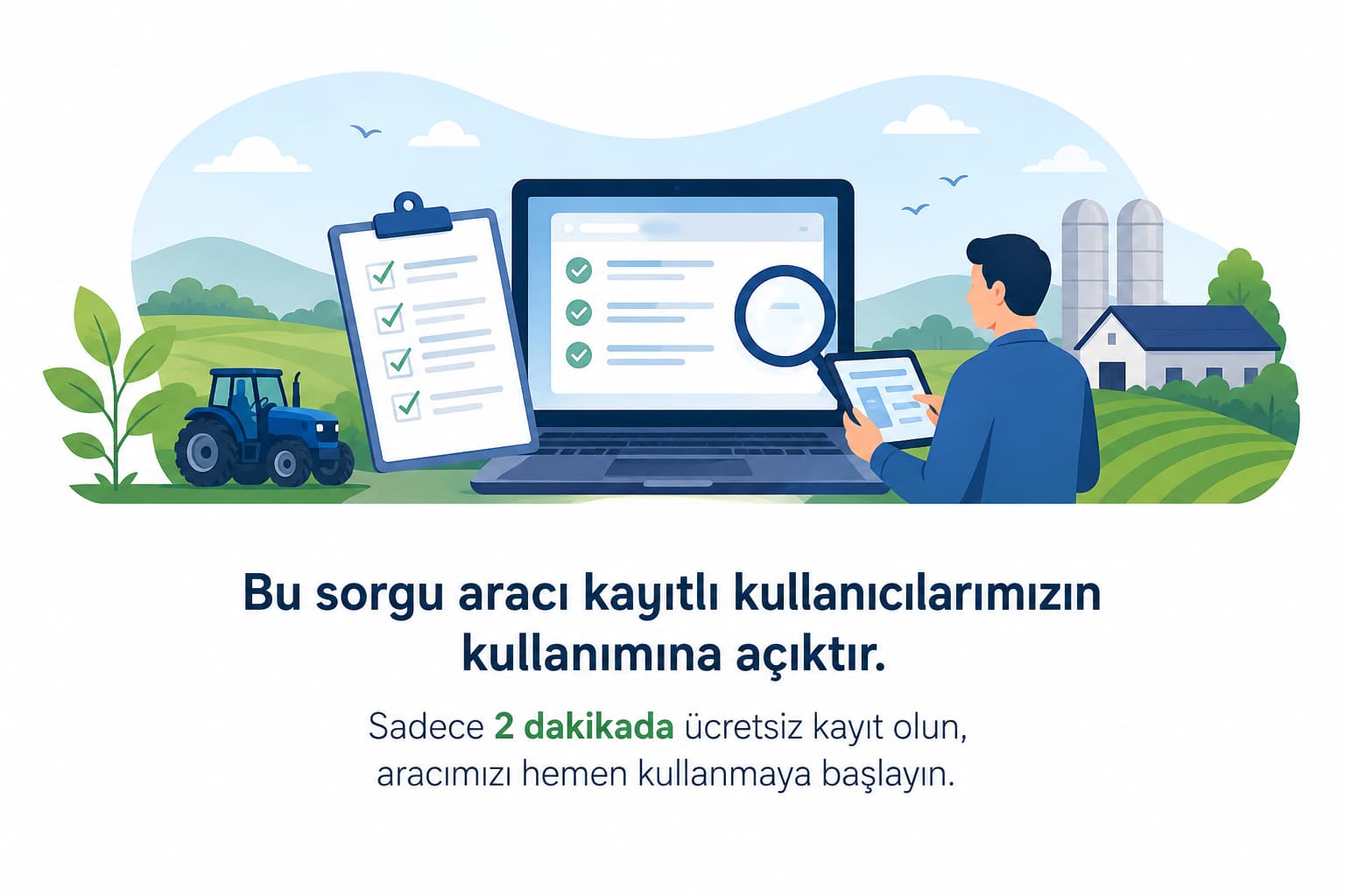 Sorgu aracını kullanmak için kayıt olun
