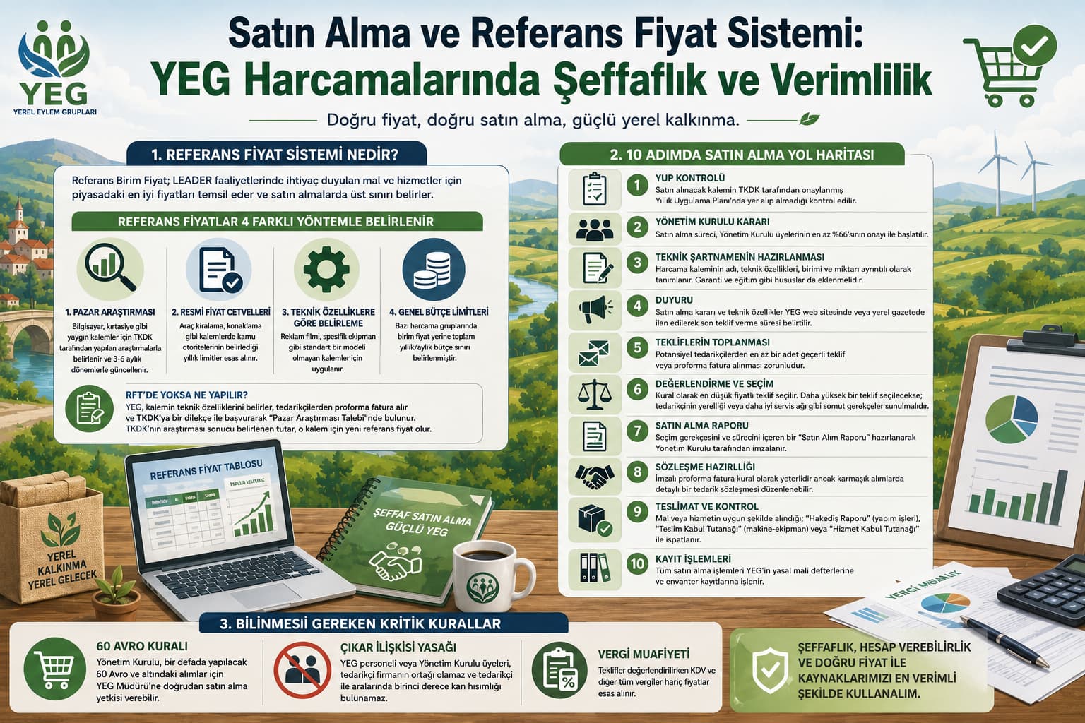 Satın Alma ve Referans Fiyat Sistemi – YEG Harcamalarında Şeffaflık ve Verimlilik