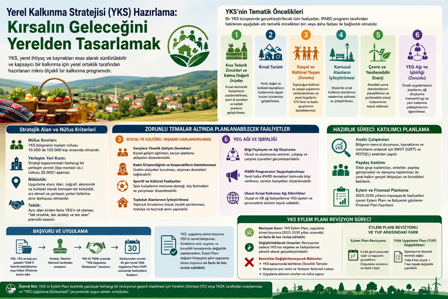 Yerel Kalkınma Stratejisi (YKS) Hazırlama – Kırsalın Geleceğini Yerelden Tasarlamak